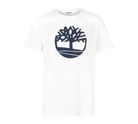 (S, White) Timberland Mens Logo T-Shirt