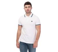 Timberland Unisex Adult Tipped Short-Sleeved Polo Shirt - White - White - S