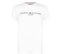 (S, White) Tommy Hilfiger Womens/Ladies Chest Logo Crew Neck T-Shirt
