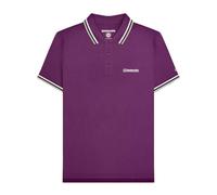 (S, Winter Bloom/White/Navy/Cashew) Lambretta Mens Triple Tipped Polo Shirt