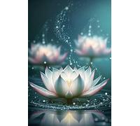 s Wooden Puzzles,White Lotus Puzzle Plant Series,Dust-Free Perfect Interlocking,Suitable for Home Decoration,Birthday Gifts, Suitable for Both Men and Women._300pcs