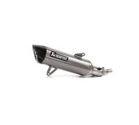 Akrapovic Line Stainless Steel/carbon Fiber Tricity 300 20 Ref:s-y3so2-hrss Not Homologated Slip On Muffler Black,Silver Not Homologated
