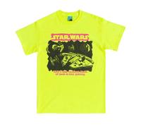 (S, Yellow) Star Wars Unisex Adult Hunk Of Junk In The Galaxy T-Shirt