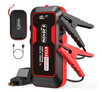 S ZEVZO Jump Starter Peak 2500A Portable Car Jump Starter for Up to 8.0L Gas and 7.0L Diesel Engines