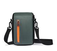 S-ZONE Camera Crossbody Sling Bag Waterproof Nylon Shockproof Padded DSLR SLR Protection Case for Mirrorless Lens Cable