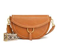 S-ZONE Top Grain Vegetable Tanned Leather Crossbody Bags for Women Small Purse with Adjustable Wide Shoulder Strap