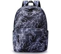 S-ZONE Water Resistant School Backpack Bags with 15.6 Inch Laptop Sleeve Casual Daypack Stylish Travel Rucksack for Teenager Girls Boys Students