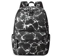 S-ZONE Water Resistant School Backpack Bags with 15.6 Inch Laptop Sleeve Casual Daypack Stylish Travel Rucksack for Teenager Girls Boys Students