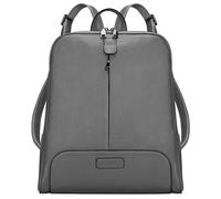 S-ZONE Women Genuine Leather Backpack Fashion Ladies School Bag Fit 13 in Laptop