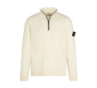 S00B4 1/4 Zip Sweatshirt - male - Stone Island - Turtlenecks - Beige - M - Knitwear M
