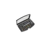 S01036 Sealey Socket And Bit Set 1/4" 31Pc