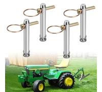 S07070200 Cat 1 Top Link Pin Hitch Accessories, 4 Pack, Replace 195589m1, ac339942 for Category 1 Tractors, 5-1/2, 3/4"