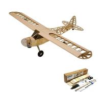 S08 Piper Cub J3 Model Airplane 1180mm Wingspan RC Plane Balsa Wood Airplane Kits to Build for Hobbyist (KIT Only)