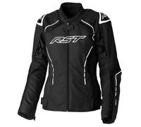 RST Ladies Womens S-1 CE Textile Jacket Motorbike Motorcycle Black White