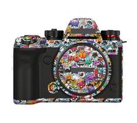 S1 II S1M2 Camera Skin Wrap Anti-Scratch Sticker Coat Vinly Protective Film Body Protector Decals Cover for Panasonic Lumix S1II S1 Mark II (Graffiti White)