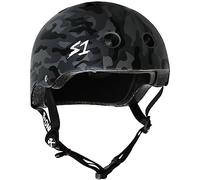 S1 Lifer Helmet for Skateboarding, BMX, and Roller Skating - EPS Fusion Foam, CPSC & ASTM Certified - Black Camo Matte Small (53.3 cm)