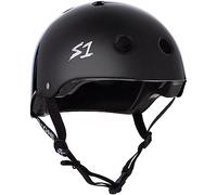 S1 Lifer Helmet for Skateboarding, BMX, and Roller Skating - EPS Fusion Foam, CPSC & ASTM Certified - Black Gloss Small (53.3 cm)