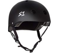 S1 Lifer Helmet for Skateboarding, BMX, and Roller Skating - EPS Fusion Foam, CPSC & ASTM Certified - Black Matte X-Small (52.1 cm)