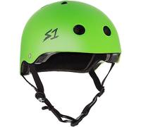 S1 Lifer Helmet for Skateboarding, BMX, and Roller Skating - EPS Fusion Foam, CPSC & ASTM Certified - Bright Green Matte XXX-Large (59.4 cm)