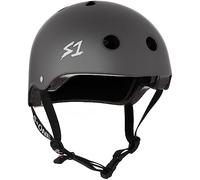 S1 Lifer Helmet for Skateboarding, BMX, and Roller Skating - EPS Fusion Foam, CPSC & ASTM Certified - Dark Grey Matte Medium (54.6 cm)