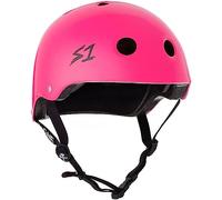 S1 Lifer Helmet for Skateboarding, BMX, and Roller Skating - EPS Fusion Foam, CPSC & ASTM Certified - Hot Pink Gloss Medium (54.6 cm)