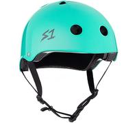 S1 Lifer Helmet for Skateboarding, BMX, and Roller Skating - EPS Fusion Foam, CPSC & ASTM Certified - Lagoon Gloss Medium (54.6 cm)