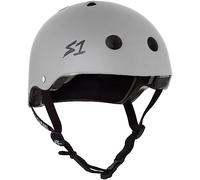 S1 Lifer Helmet for Skateboarding, BMX, and Roller Skating - EPS Fusion Foam, CPSC & ASTM Certified - Light Grey Matte X-Large (57.1 cm)