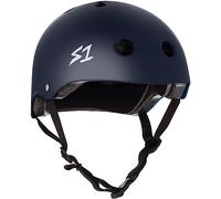 S1 Lifer Helmet for Skateboarding, BMX, and Roller Skating - EPS Fusion Foam, CPSC & ASTM Certified - Navy Matte Large (55.8 cm)