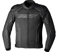 S1 Mesh CE Mens Leather Jacket (Black / Black - 54)