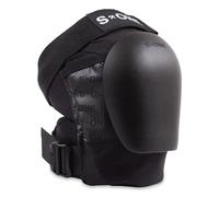 S1 Pro Knee Pads - Gen 4.5 - Black Cap Medium, 40mm - Streamlined Pad Design and Military Grade Ballistic Nylon for Durability