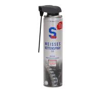 S100 White Chain Spray 2.0 Chain Lubricant 400ml Spray Bottle
