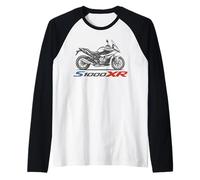 S1000XR Motorcycle Illustration Sporttourer Design Raglan Baseball Tee