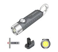 S11-T EDC Rechargeable Mini Keychain Flashlight,Pocket Light with Magnet | 500 Lumens,IP66 Waterproof, USB-C, Compact, Magnet, 5 Brightness Modes, Strobe, Emergency, Hiking, Repair, Daily