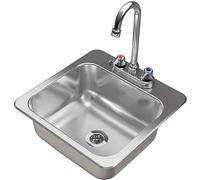 S11SQ Counter Top Sunk Inset Stainless Steel HAND WASH BASIN Sink