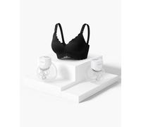 S12 Pro Bra Bundle: Double S12 Pro Wearable Breast Pump and Jelly Strip Bra | Bra Size: M
