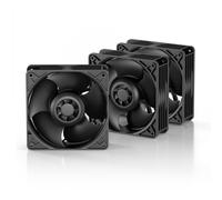 S12038-4K (3 Pack) - 120x120x38 mm Server Fan, 600-4000 rpm, PWM regulated, 4-P…