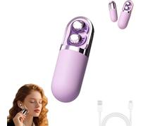 S13 Vibration Massage Bluetooth 6.0 Earbuds,Vibration Massage Bluetooth Headphones with Compact Case,Invisible Ear Plugs For Side Sleeper,Waterproof Earphone Case Provide Relaxation & Massage (Purple)