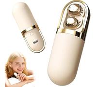 S13 Vibration Massage Bluetooth Headphones, Bluetooth 6.0 Wireless Sleep Earbuds, Invisible Ear Plugs for Side Sleepers, Relieves Stress for Sleeping on The Side, Provide Relaxation (Beige)