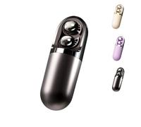 S13 Vibration Massage Bluetooth Headphones, Vibration Earphone Case Provide Relaxation and Massage for Sleeping, for Sleeping on The Side, Waterproof (Black)