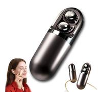 S13 Vibration Massage Bluetooth Headphones, Waterproof Vibration Earphone Case Provide Relaxation and Massage,Bluetooth 6.0 Sleep Earbuds for Side Sleepers (Black,1 Pcs)