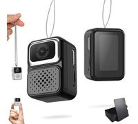 S130 Mini Digital Camera, 0.96-Inch HD Travel Retro Compact Ccd Thumb Camera, Mini Keychain Camera with 32/64/128GB Storage, Portable Tiny Camcorder for Travelers Concert Recording (64G,Black)