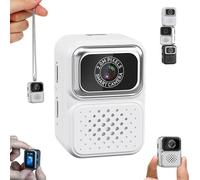 S130 Mini Digital Camera, 0.96-Inch HD Travel Retro Compact Ccd Thumb Camera, Mini Keychain Digital Camera, The Perfect Creative Gift, For Travel Study Recording(Black)