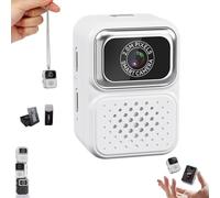 S130 Mini Digital Camera, 0.96-Inch HD Travel Retro Compact CCD Thumb Camera, Mini Vintage Digitals Cameras,Travel Study Record (White,No Card)