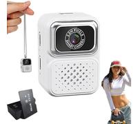 S130 Mini Digital Camera, 0.96-Inch HD Travel Retro Compact Ccd Thumb Camera, Tiny Cameras, 32GB Storage, for Students & Travelers (White)