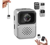 S130 Mini Digital Camera, Mini Keychain Camera, 0.96-Inch HD Travel Retro Compact Ccd Thumb Cameras, Lightweight Portable Travel Concert Record and Take Photos, for Students & Travelers (Grey, 32G)