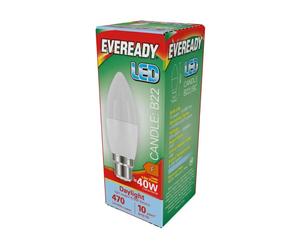 S13611 Eveready LED Candle 470LM Opal B22 Pack of 5