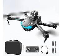 S138 Drone with Camera, Optical Flow Obstacle Avoidance Brushless UAV, Wind Resistant HD 4K Electric Adjustable Dual Camera Aerial Vehicle, Long Endurance, One Button Start, Brushless Motor