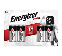 Energizer Max C Batteries, Alkaline, 4 Pack