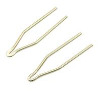 S1739 Soldering Gun Tips, 2pcs, 175W, 1x Round Tip, 1x Flat Tip, Replacements for Amtech Soldering Gun