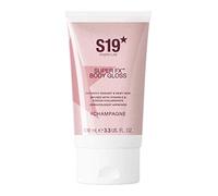 S19 SUPER FX Body Gloss, CHAMPAGNE - Highlights & Perfects Skin, Instant Glossy & Dewy Look - 100ml